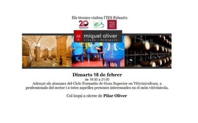 Pasado, presente y futuro de la viña y el vino en Mallorca: PILAR OLIVER