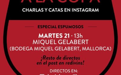 Charlas sobre vino mallorquín en directo. Hoy 21/04, martes, a les 13h, Miquel Gelabert