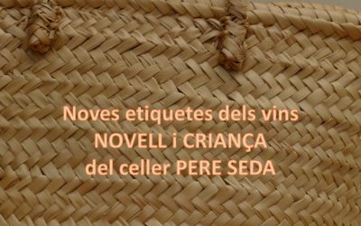 Nuevas etiquetas para los vinos Novell y Criança de la bodega Pere Seda