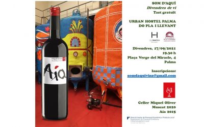 Cata de vinos de Miquel Oliver en el Urban Hostel Palma
