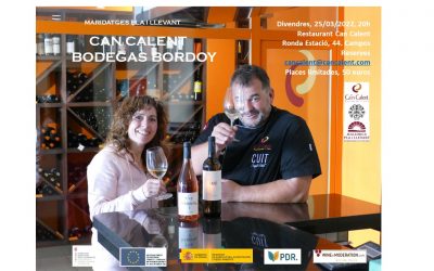 Maridaje del restaurant Can Calent con vinos de Bodegas Bordoy