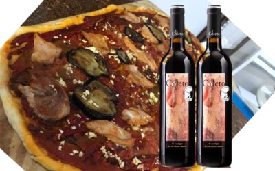 Coca de pimientos asados de «Sant Antoni»