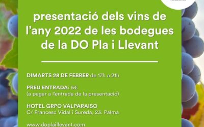 Presentación de los vinos de la DO Pla i Llevant de la añada 2022