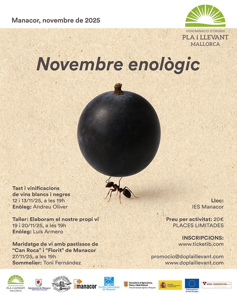 «Novembre enològic» 2025 en Manacor