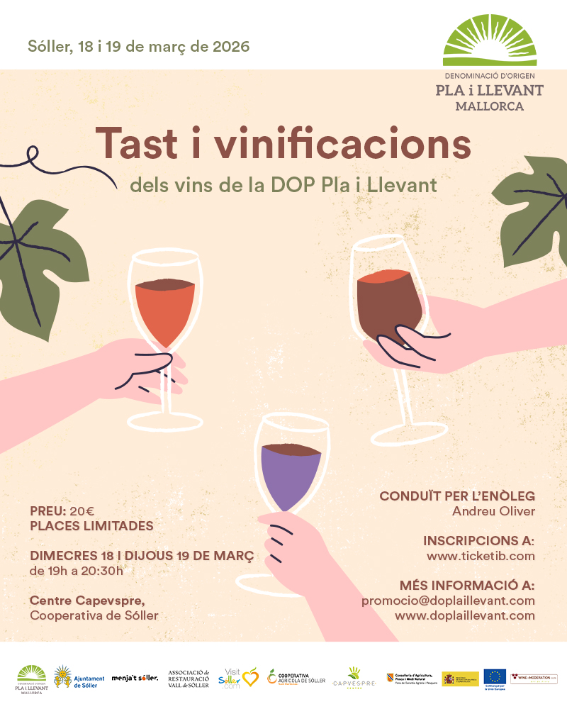 Primer curso de cata del año en el pueblo de Sóller